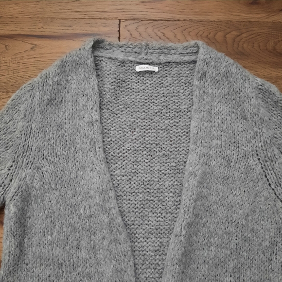 Mohair Blend Open Front Cardigan - Picture 2 of 16